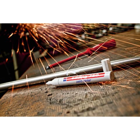 Marcatore a vernice edding 750 punta conica 2-4 mm bianco E-750 049